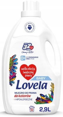 LOVELA BABY Hipoalergiczne mleczko do prania do kolorów 2,9 l