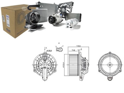 FAN AIR BLOWERS HYUNDAI IX35 KIA OPTIMA SPORTAGE III 1.6-2.4  