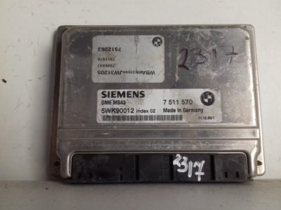 Блок управления 5wk90012 7511570 фото №1