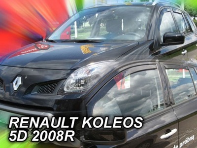 DEFLECTORES HEKO RENAULT KOLEOS I 2008-16 4 PIEZAS  