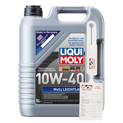 LIQUI MOLY OLEJ MOS2-LEICHTLAUF 10W40 5L 2184