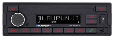 Blaupunkt Madrid 200 BT Radio samochodowe MP3 USB Bluetooth Klasyczne Retro