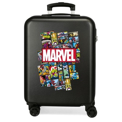 Marvel Avengers, bagaż kabinowy, czarny, 38 x 55