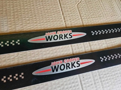 Mini coopr jcw works r56 r50 накладки порогові nowe фото №1