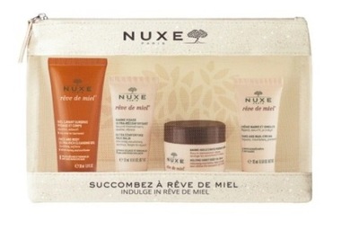 Nuxe Reve de Miel zestaw z kosmetyczką podróżną