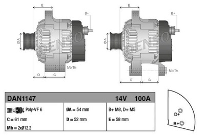 ALTERNADOR FIAT LANCIA  