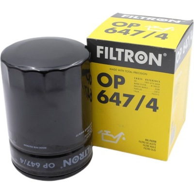 FILTRON FILTRO ACEITES OP647/4 DO FORD CARGO 812, 813 MASERATI BORA 4.7  