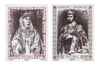 Fi 3030-3031 ** Poczet królów i książąt polskich (III)