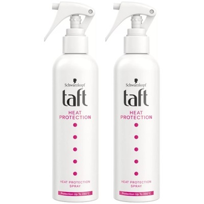 Taft Heat Protection Spray włosów ochronny 2x250ml