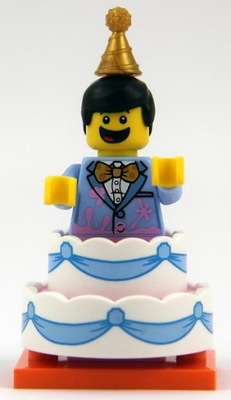 LEGO 71021 S18 FIGURKA Birthday Cake Guy