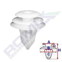 Кліпса оббивка toyota 10 szt фото №1