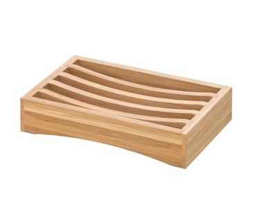 IKEA DRAGAN Mydelniczka bambusowa drewniana