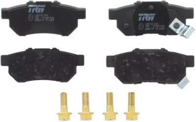 Trw тормозные колодки тормозные задняя gdb3174 фото №1