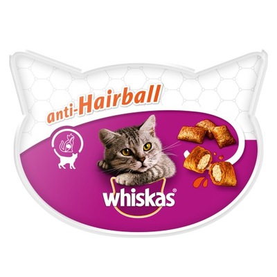 WHISKAS Anti-Hairball odkłaczające przysmaki dla kota z kurczakiem 50 g