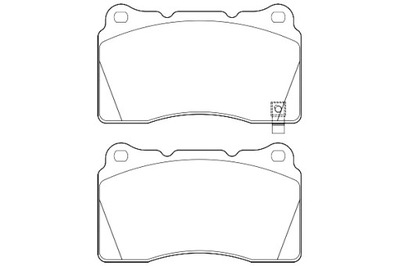 VALEO ZAPATAS DE FRENADO SUBARU IMPREZA WRX 01- PARTE DELANTERA  