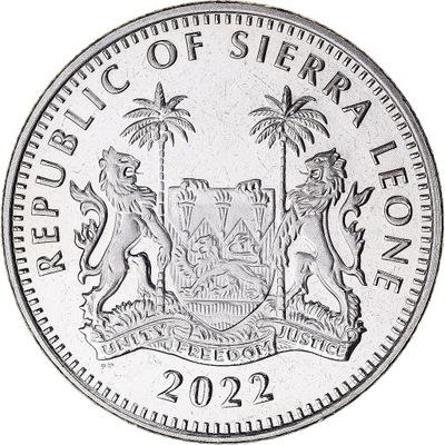 Moneta, Sierra Leone, Dollar, 2022, Pobjoy Mint, P