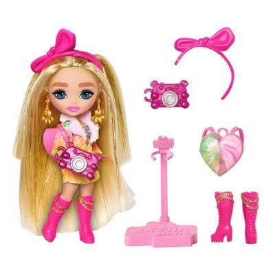 Barbie Extra Fly Minis Lalka Safari z ubrankami