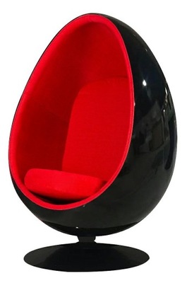 Fotel obrotowy OVALIA Black-Red