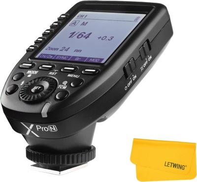 Godox XPro-N TTL Nadajnik wyzwalacza błysku do aparatów Nikon z bezprzewodo