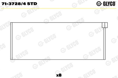 GLYCO 71-3728/4 STD ĮVORĖS ŠVAISTIKLIO 