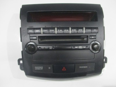 RADIO RADIO CD PANEL DIRECCIÓN RADIO CUADRO MITSUBISHI OUTLANDER  