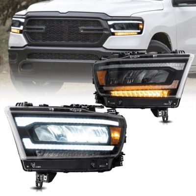 Фары фонари l+r vland full led тюнинг янтарный dodge ram v 5 1500 2019-24 фото №1