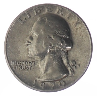 1/4 dolara Quarter Dollar - Waszyngton - D - 1970