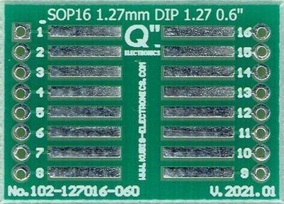 SO16,SOP16,SOIC16 1.27mm na DIP 0.6"(pin.r.1.27mm)