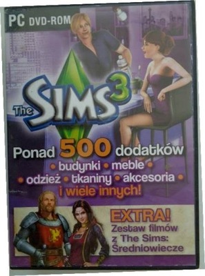 The Sims 3 ponad 500 dodatków