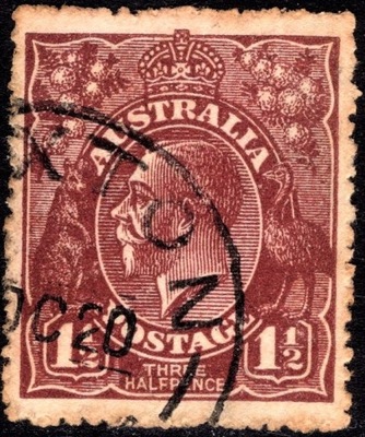 Australia KGV 1,5 d.