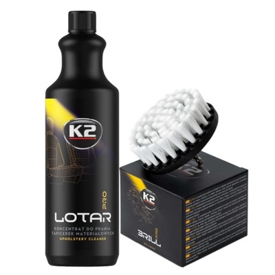 K2 LOTAR PRO ЖИДКОСТЬ DO PRANIA ОЧИСТКИ ДВЕРНЫЕ КАРТЫ + K2 BRILL ЩЕТКА