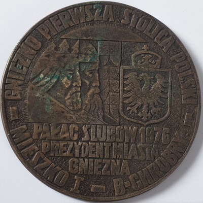 MEDAL GNIEZNO PIERWSZA STOLICA POLSKI WIELKI