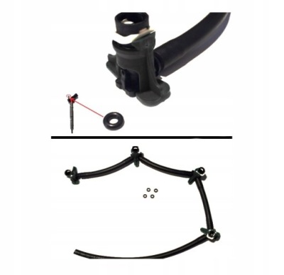 Dr.motor drm6009r wąż, топливо na слив фото №1