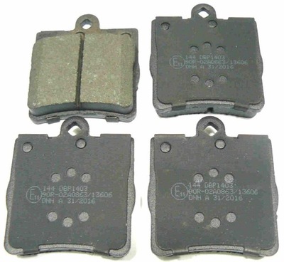 Тормозные колодки do mercedes c w203 cl203 e w210 c124 slk r1 фото №1