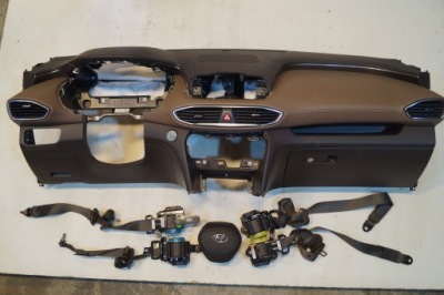 Santa fe iv 19- приборная панель консоль pas подушка безопасности kpl. фото №1