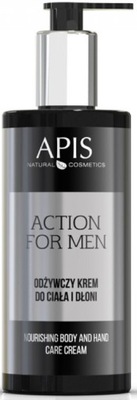 APIS ACTION FOR MEN Odżywczy Krem do ciała i dłoni