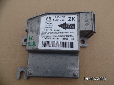 Датчик модуль подушка безпеки opel 13158713 фото №1