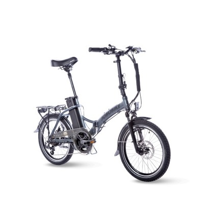 Rower elektryczny Jobo E-bike SAM Szary Składany