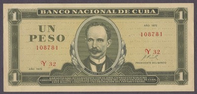 Kuba - 1 peso 1972 (XF-aUNC)