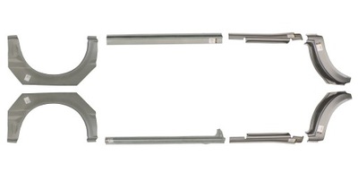 Transit 00- середній довгий поріг ремкомплект підкрилок фото №1