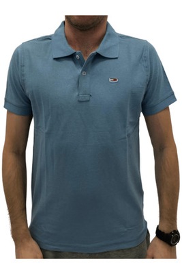 Tommy Hilfiger niebieska męska koszulka polo M