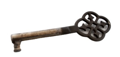 AŻUROWY ZDOBIONY KLUCZ DO ZAMKA