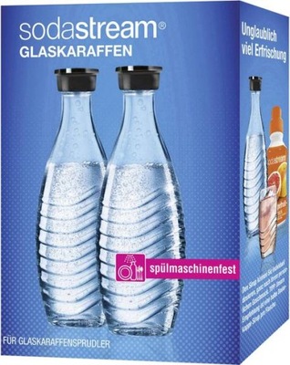 Szklana butelka Crystal Sodastream - 2 x 0,6l