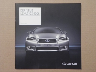 Prospekt - LEXUS GS 450H - 2011 r