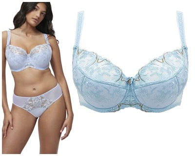 85E Dalia Tiffany babyblue K24 biustonosz semi-soft