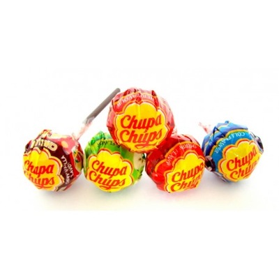 Lizak Chupa Chups Fruit owocowy 12g - zestaw 5szt