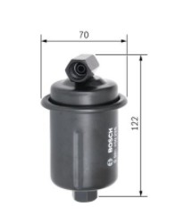 Фильтр топлива hyundai atos 1.0 12v 97- фото №1