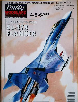 Mały Modelarz 4-5-6/03 SU-27 FLANKER + kabinka