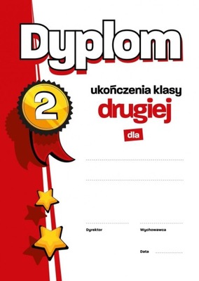 Dyplom ukończenia II klasy