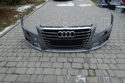 Audi a7 4g8 11-14 бампер передний решётка радиатора оригинал фото №1